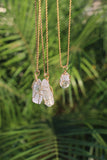 Clear Quartz Crystal Necklace