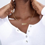 Curb Chain Name Necklace