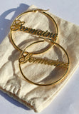 Custom Name Hoops