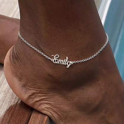 Custom Name Anklet